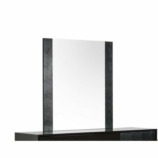 Homeroots Italian Modern Mirror - Black 282548